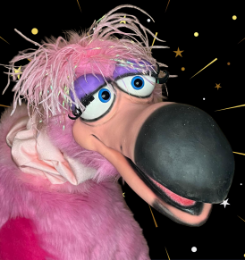 Puppet Flamingo